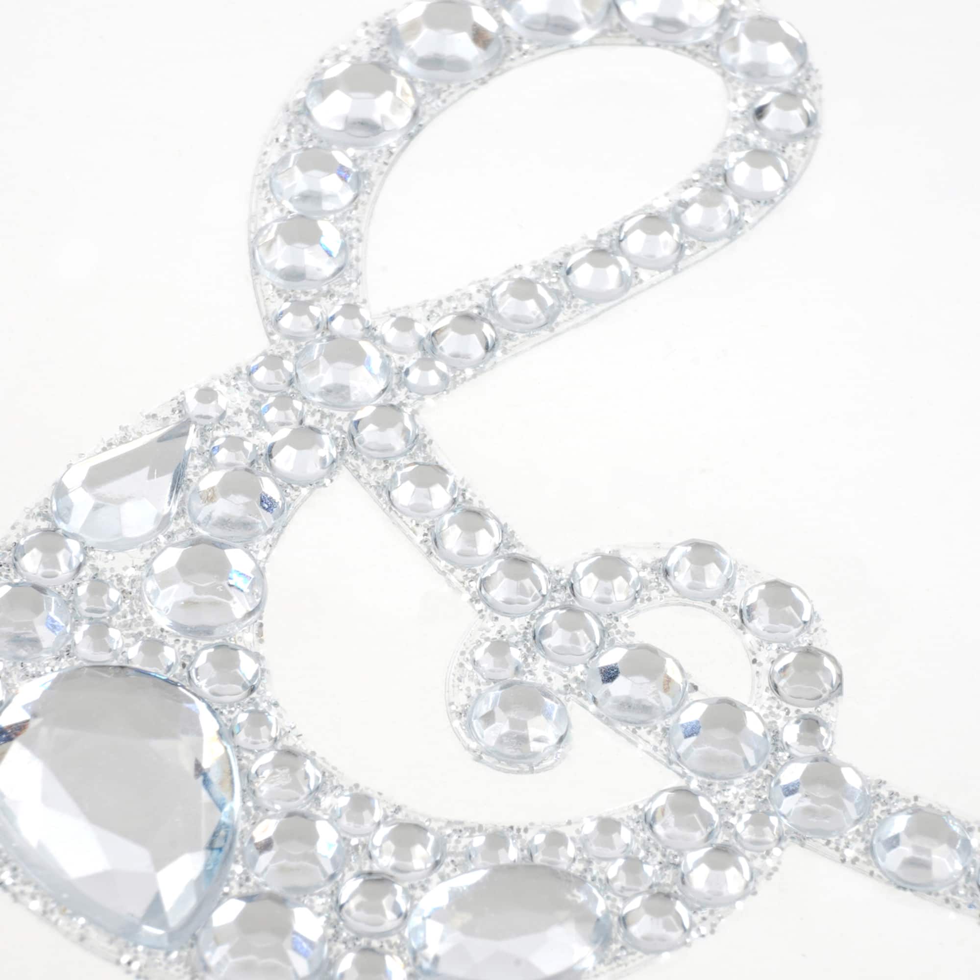 Silver Glitter Ampersand Bling Sticker by Recollections™